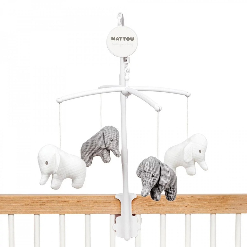 Nattou Tembo – Cotton Elephant Mobile
