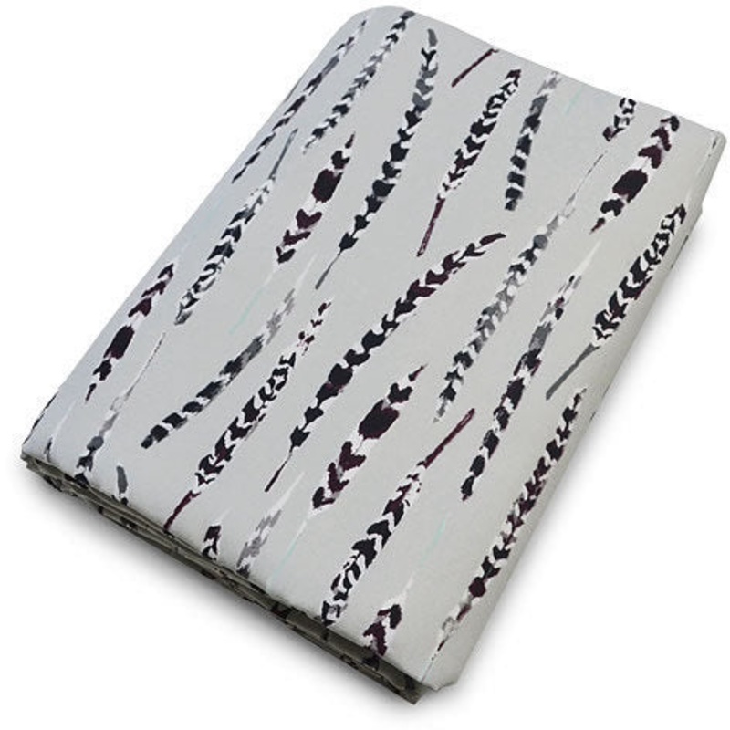 Olli + Lime Crib Sheet – Feather Gray