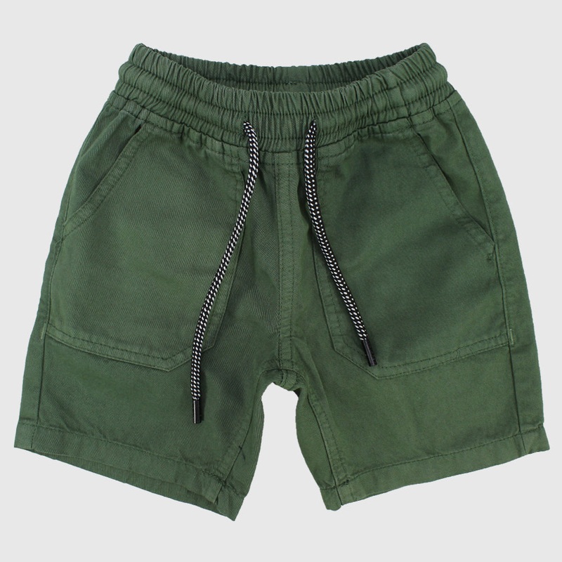 Plain Comfy Gabardine Shorts