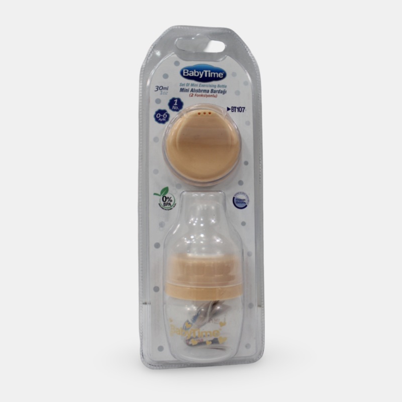 BabyTime Mini Glass Training Cup 30 ml – 2 Functions