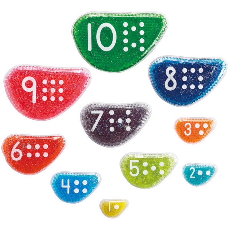 Sensory Rainbow Pebbles