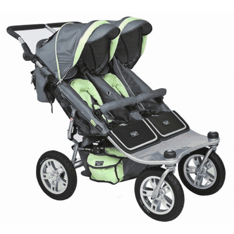 Valco Runabout Tri Mode Twin Stoller in Pistachio