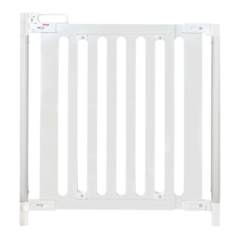 Fred Screw Fit Stairgate – White