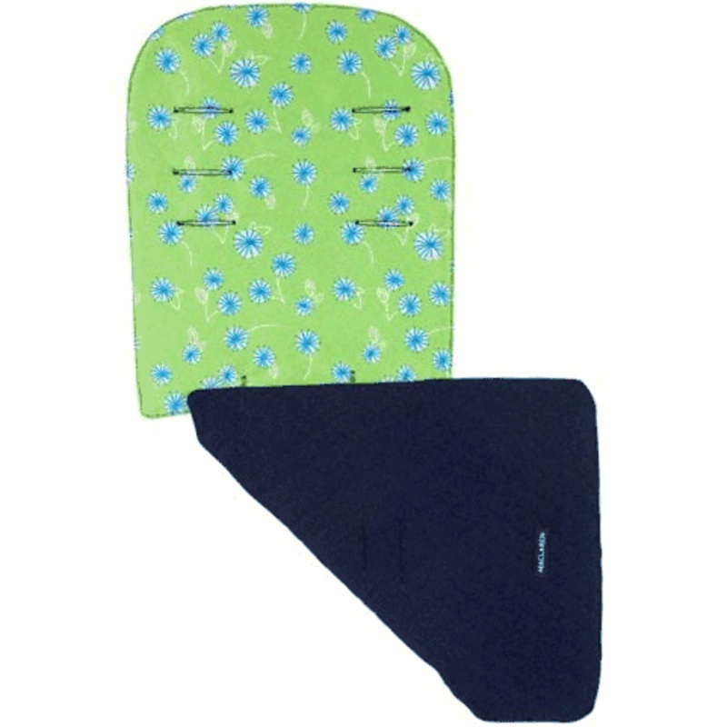 Maclaren Reversible Seat Liner Dandelion Pea Green/Navy