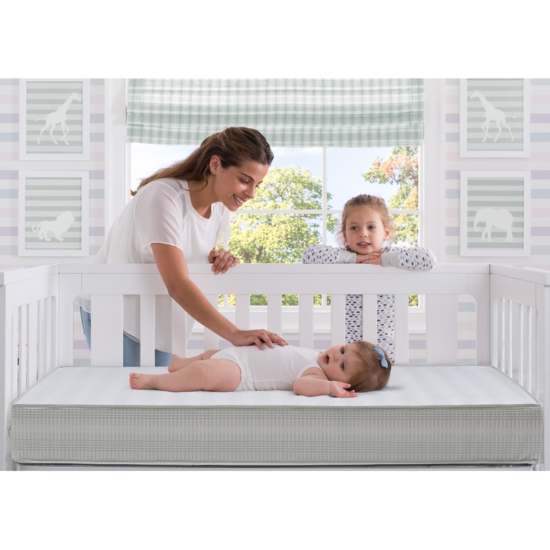 ComforPedic from Beautyrest Cheerful Morn 2-Stage Crib and Toddler Mattress