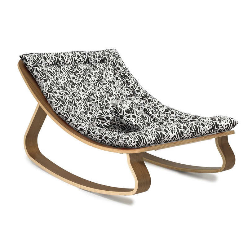 Levo Rocker Walnut with Pampa Cushion