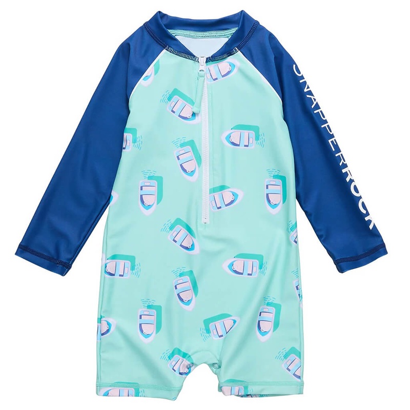 Long Sleeve Sunsuit Float Your Boat