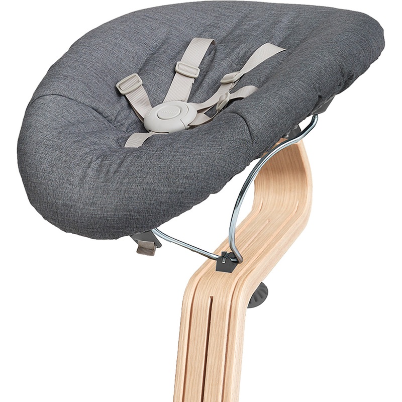 Nomi Baby Base 2.0 Bouncer – Gray with Gray Cushion