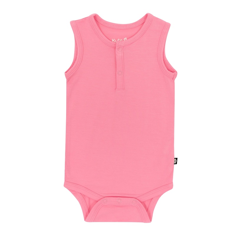Sleeveless Bodysuit in Guava