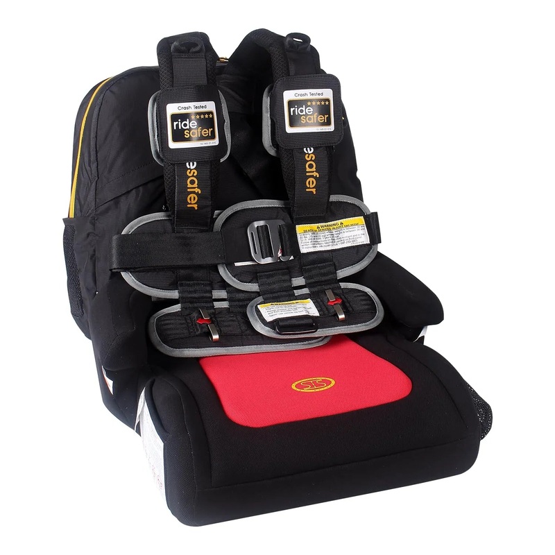 TravelSmarter Belt Positioning Booster Seat – Small Black Vest