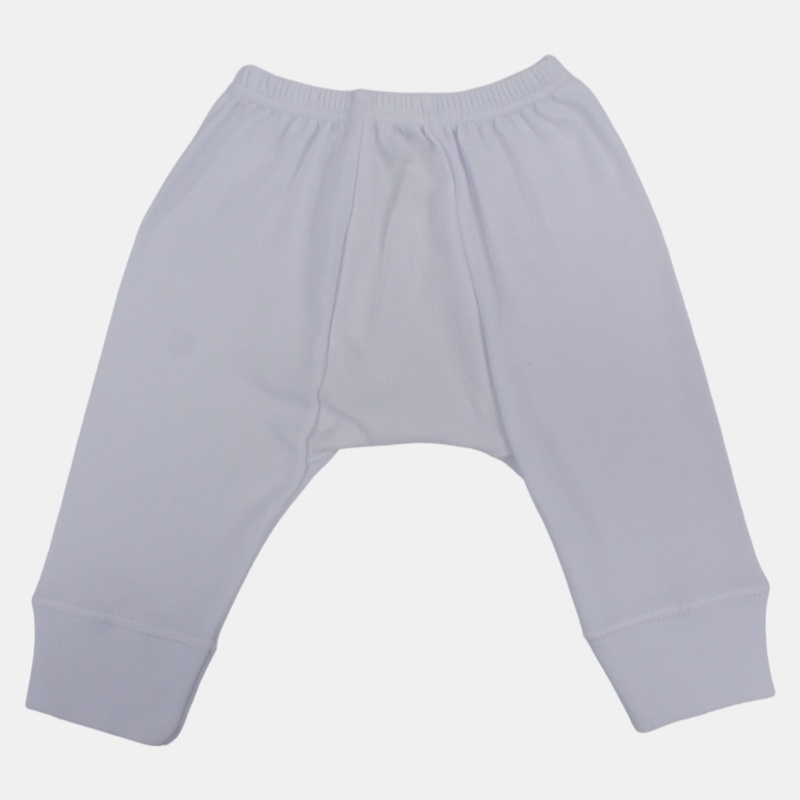 Unisex Baby Plain White Underwear Pants  Soft Cotton Comfort