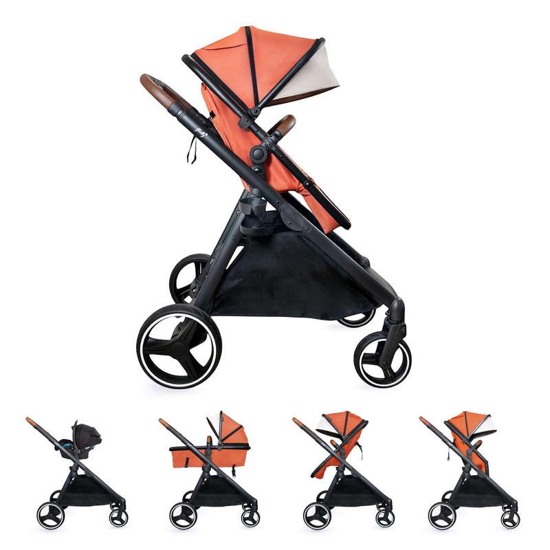 Gladly Family Piper Single-to-Double Stroller – Sedona