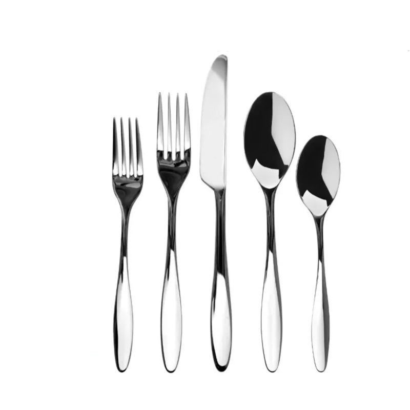 Gourmet Settings Luxe 20-Piece Forged Stainless Steel Flatware Set
