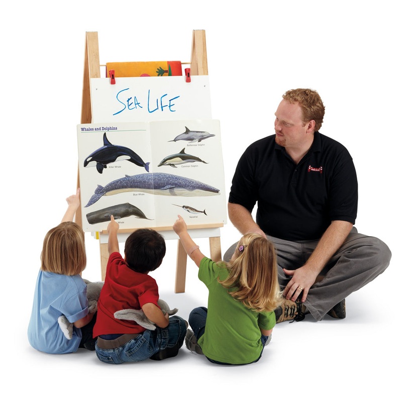 Jonti-Craft Teachers’ Standard Easel – Chalkboard