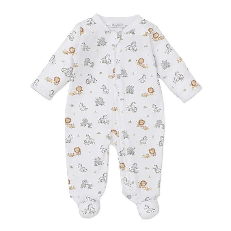 KKI Zipper Footie – Baby Jungle Playdate