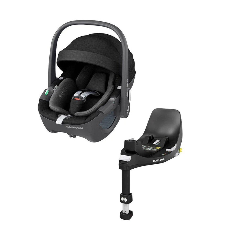 Maxi-Cosi Pebble 360 i-Size Car Seat + FamilyFix 360 Base – Essential Black