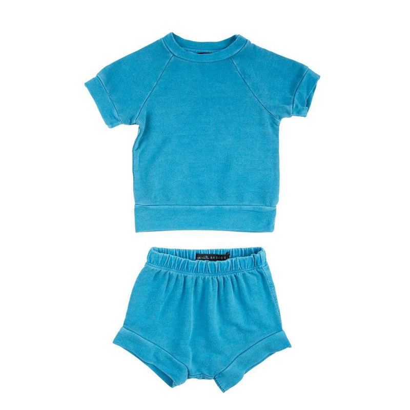 Miki Miette – Tee + Short Set – Blue