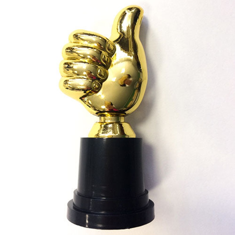 THUMBS UP AWARD TROPHY
