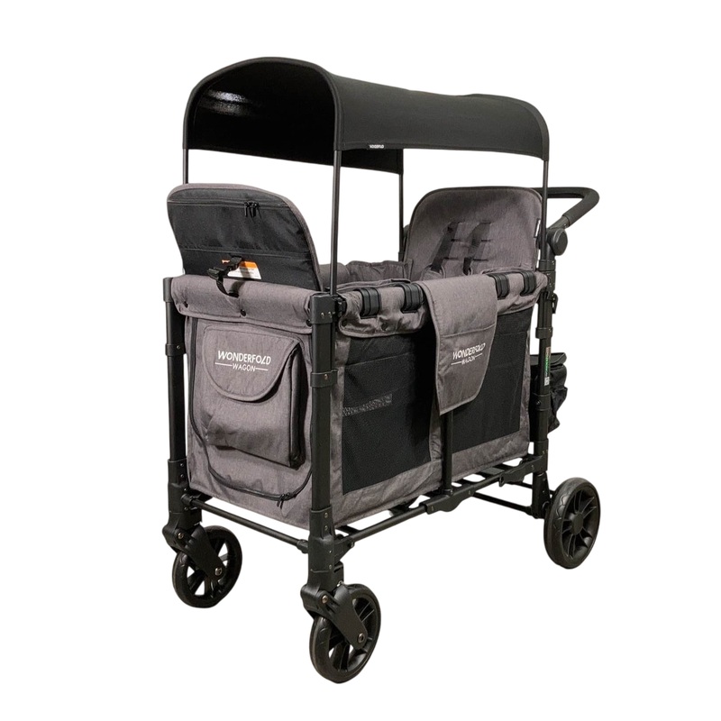 Wonderfold W2 Elite Multifunctional Stroller Wagon, 2022, Charcoal Grey