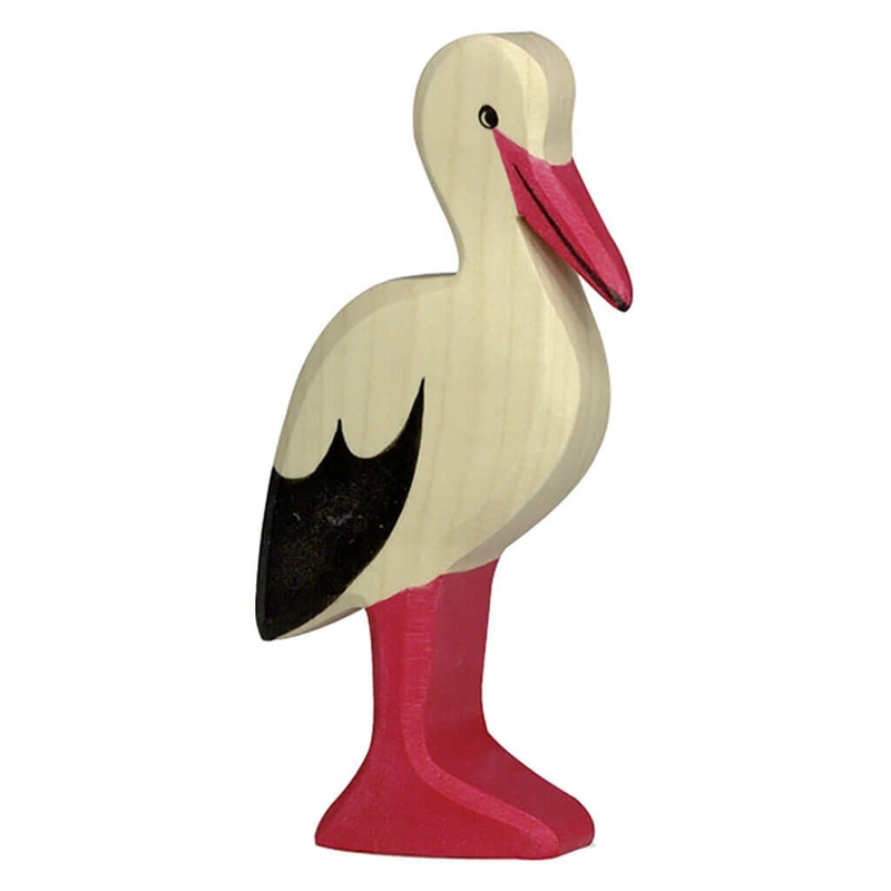 Holztiger Wooden Animal Stork