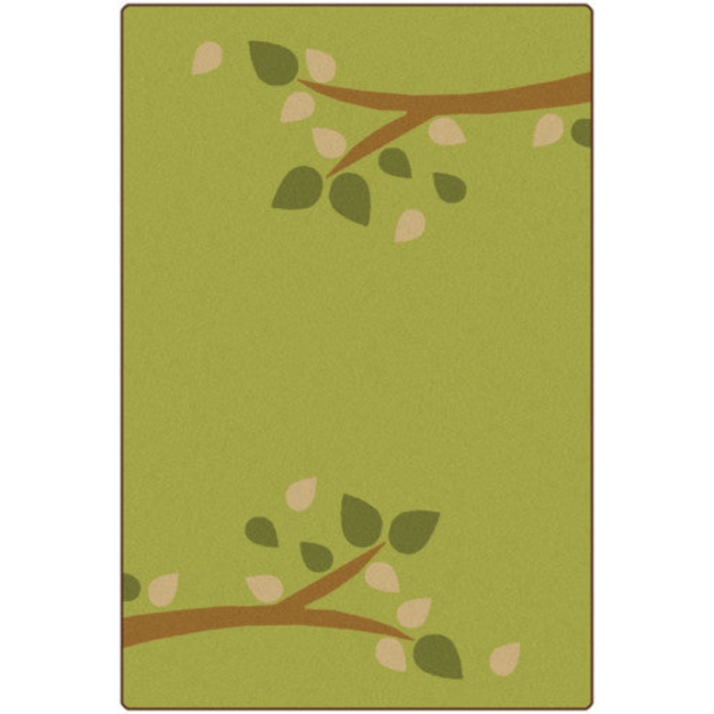 KIDSoft Branching Out Carpet, 8′ x 12′, Green