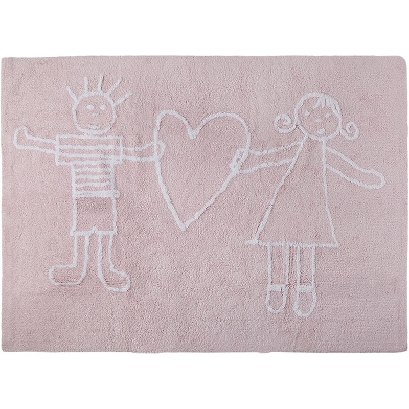 Lorena Canals Solidary Rug – Pink (4′ x 5′ 3″)