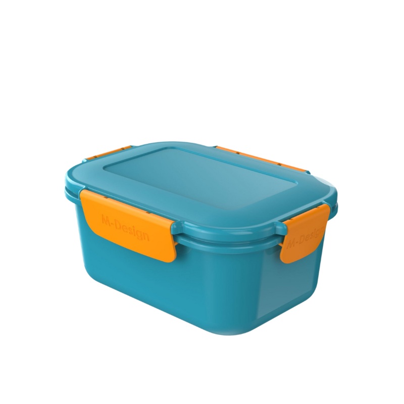 M-Design Fresco Lunch Box – 1600 ml Teal/Orange