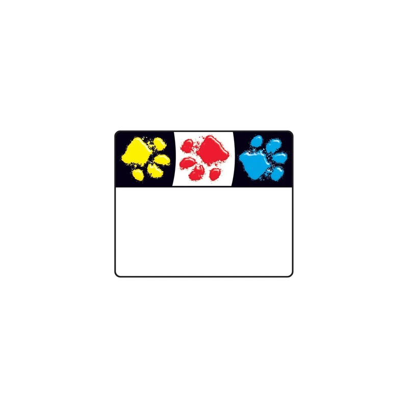 Paw Prints Terrific Labels
