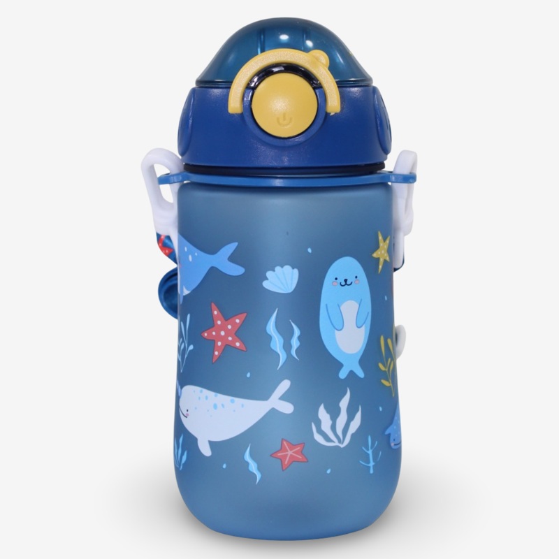 Plastic Water Bottle  Sea Creatures Design (400ml)