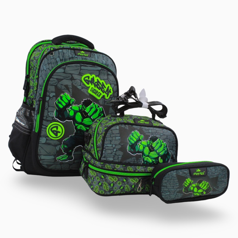 Hulk School Set  17 Inches