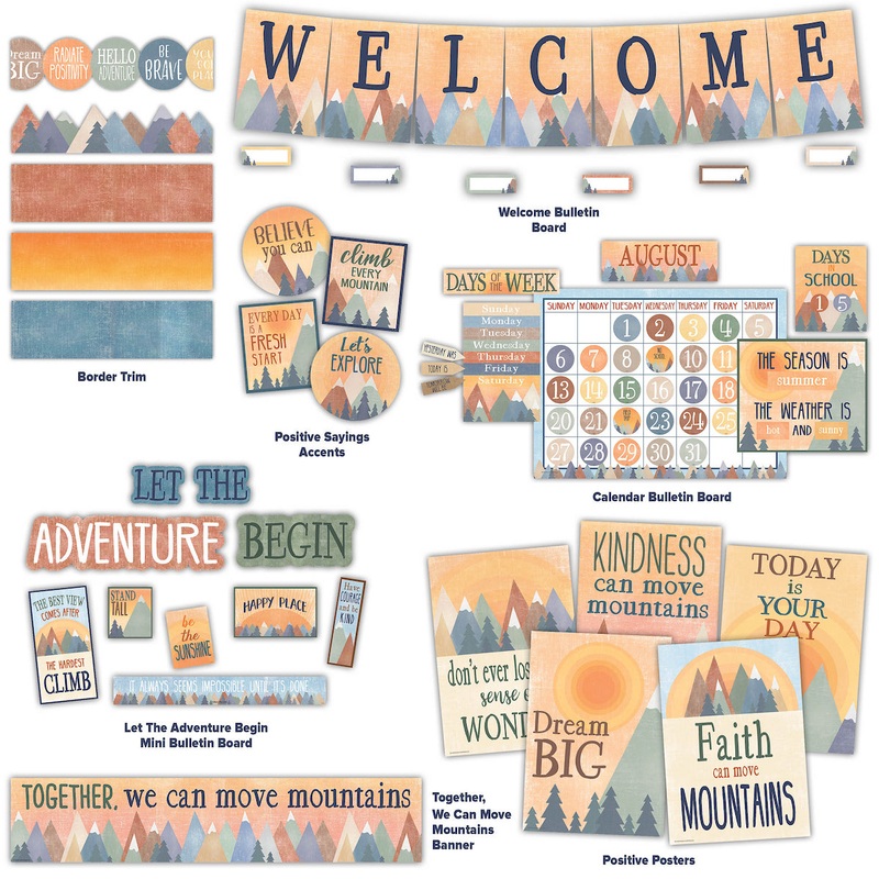 Moving Mountains Classroom Decoration Kit