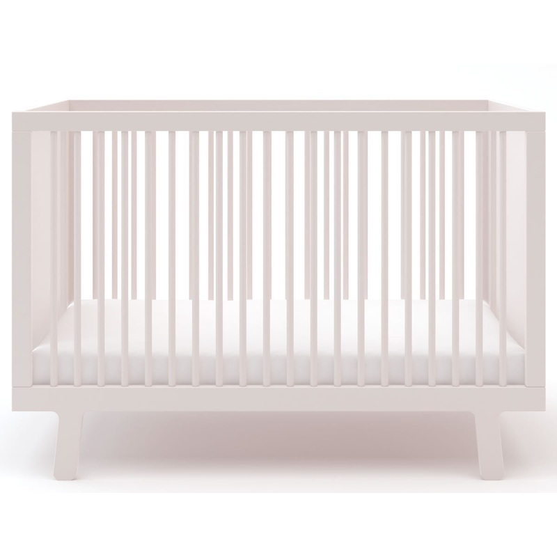 Oeuf Sparrow Collection Crib in Petal