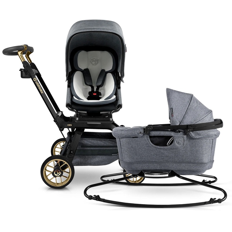 Orbit Baby G5 Stroll & Sleep Travel System – Black Luxe/Melange Grey