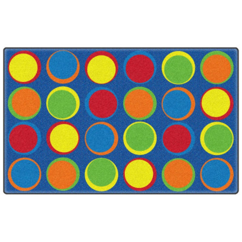 Sitting Spots Rug, 10’6″ x 13’2″ Rectangle, Primary