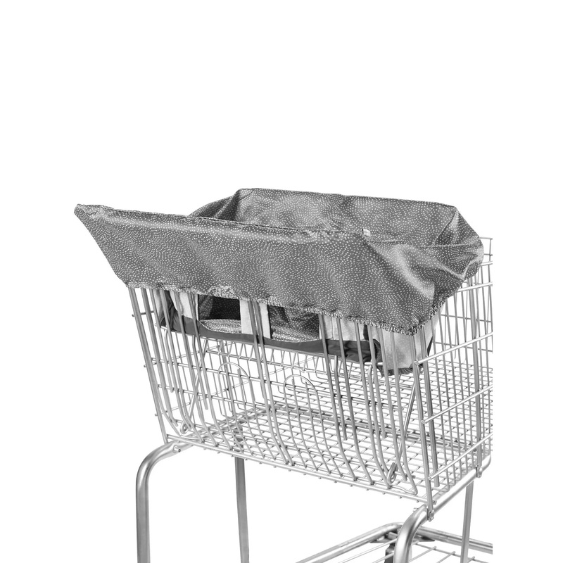 Take Cover Shopping Cart Cover – Gray Dot
