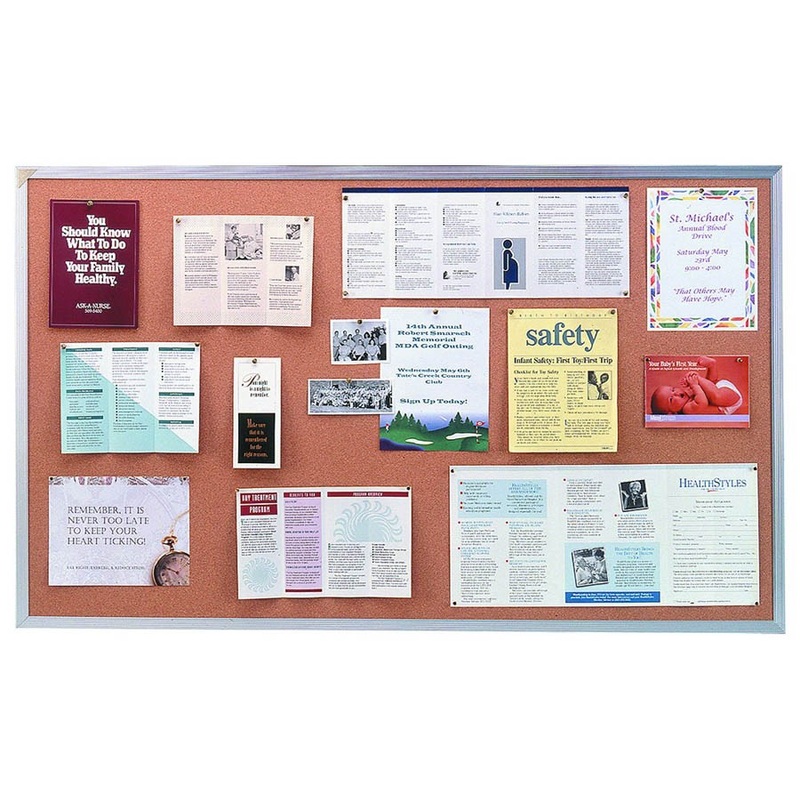 Aluminum Frame Cork Board (4’x 8′)