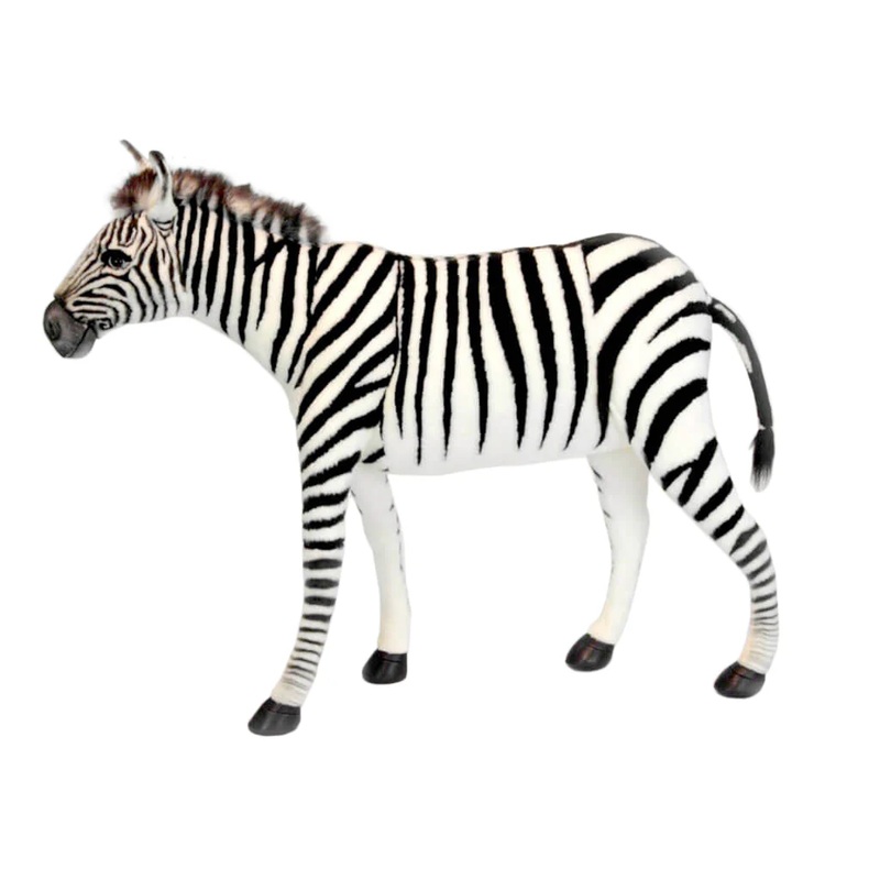 HNC Plush Animal – Seated Zebra