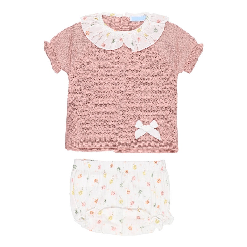 Knitted Short Set Flores De Milo