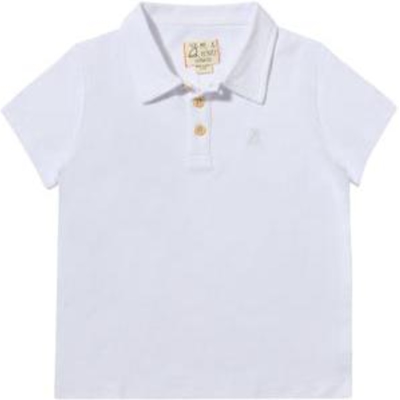 Me & Henry Shipping Polo | White Pique