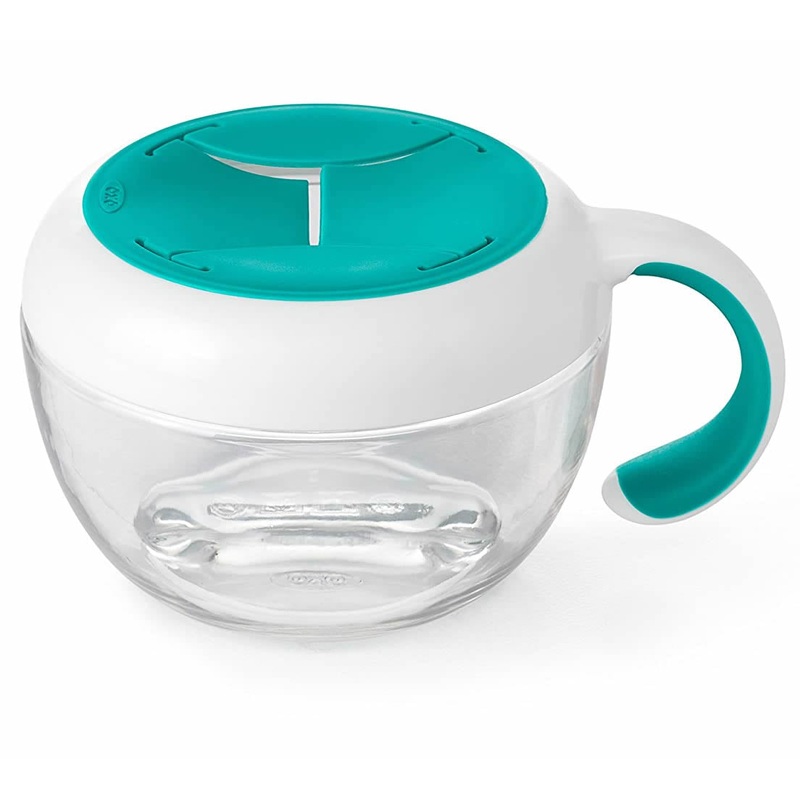 OXO Tot Flippy Snack Cup With Travel Cover – Teal