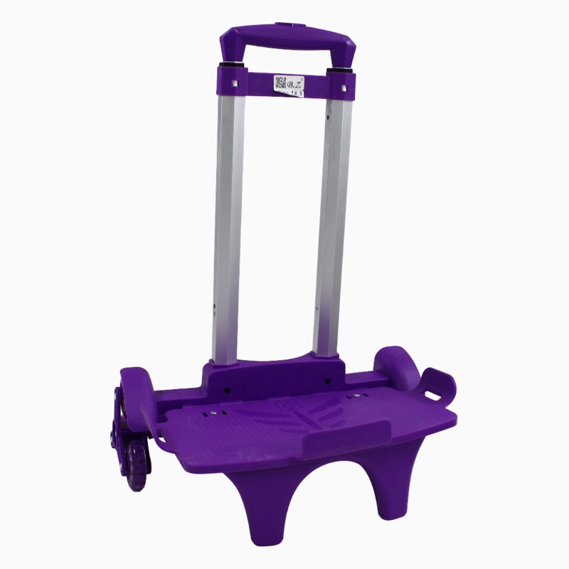 Foldable School Bag Cart (18.5-20) Inches- Dark & Mauve