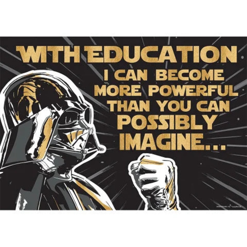 Star Wars The Power of Education Poster 13″x19″