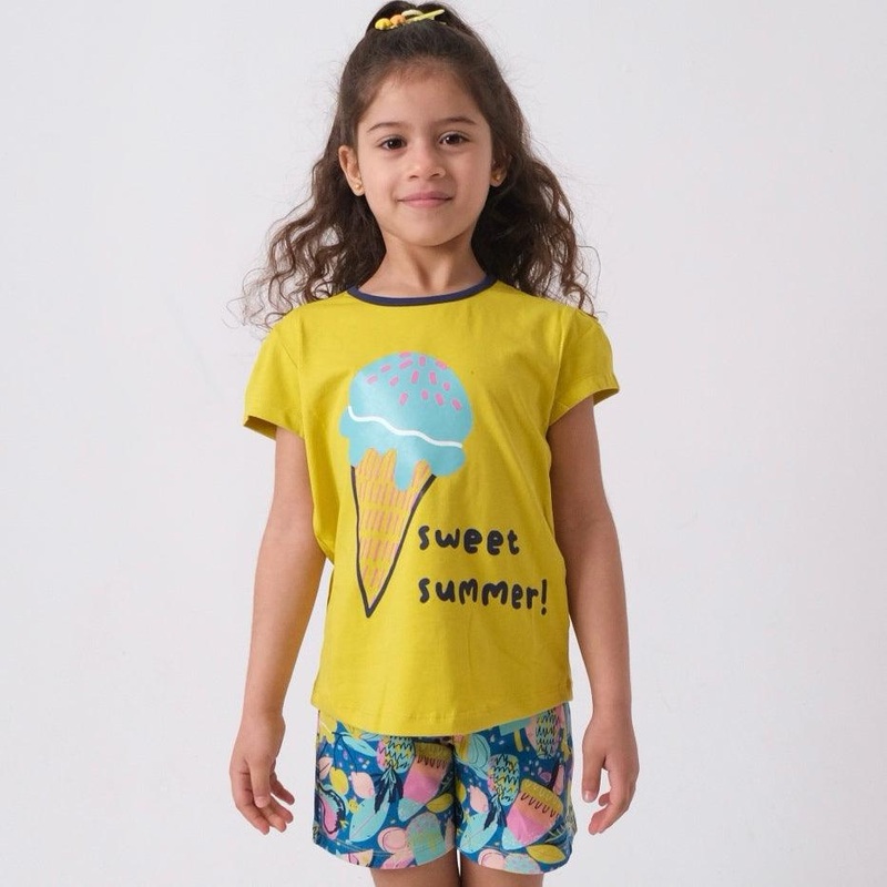 “Sweet Summer” Short-Sleeved Pajama