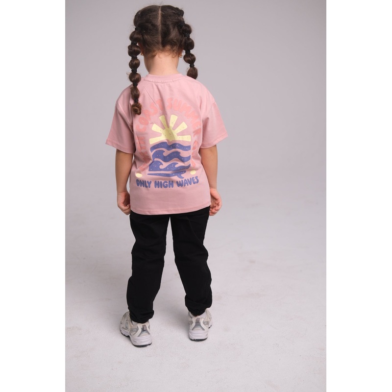 Unisex Short-Sleeved Cotton T-Shirt  Dusty Pink “North Coast Club” Design