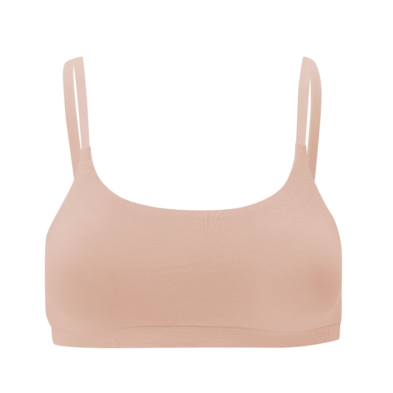 Women’s Scoop Neck Bralette in Chai