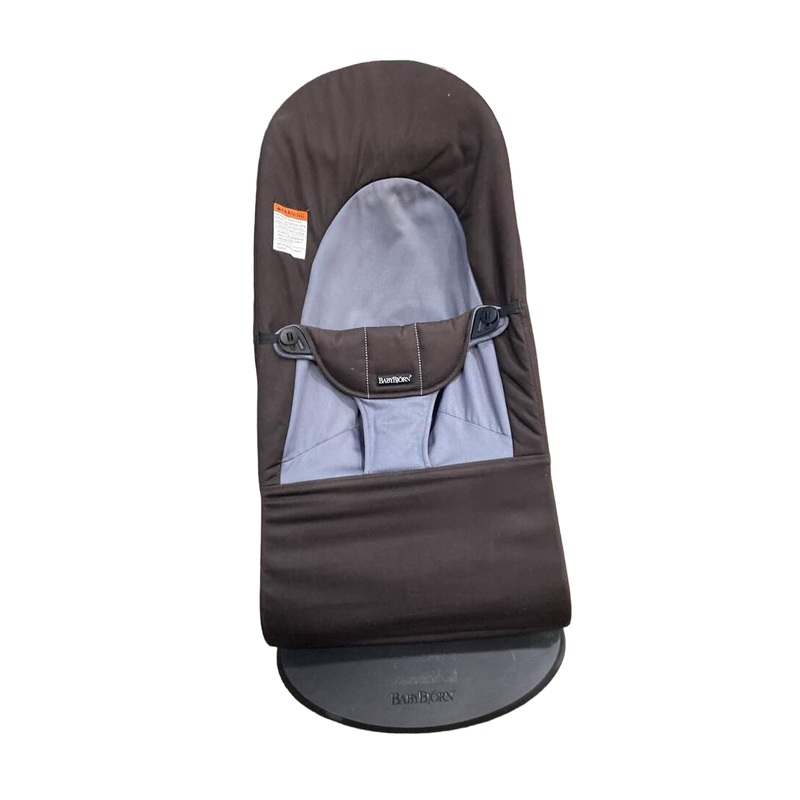 BabyBjorn Bouncer Balance, Black Frame, Black/Dark Gray