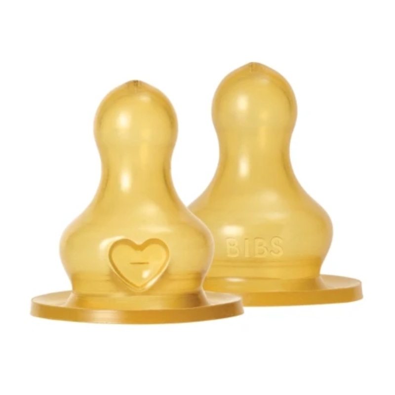 BIBS Bottle Nipple 2-pack Latex