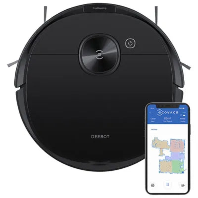 Deebot Ozmo N8 Robot Vacuum And Mop – Black
