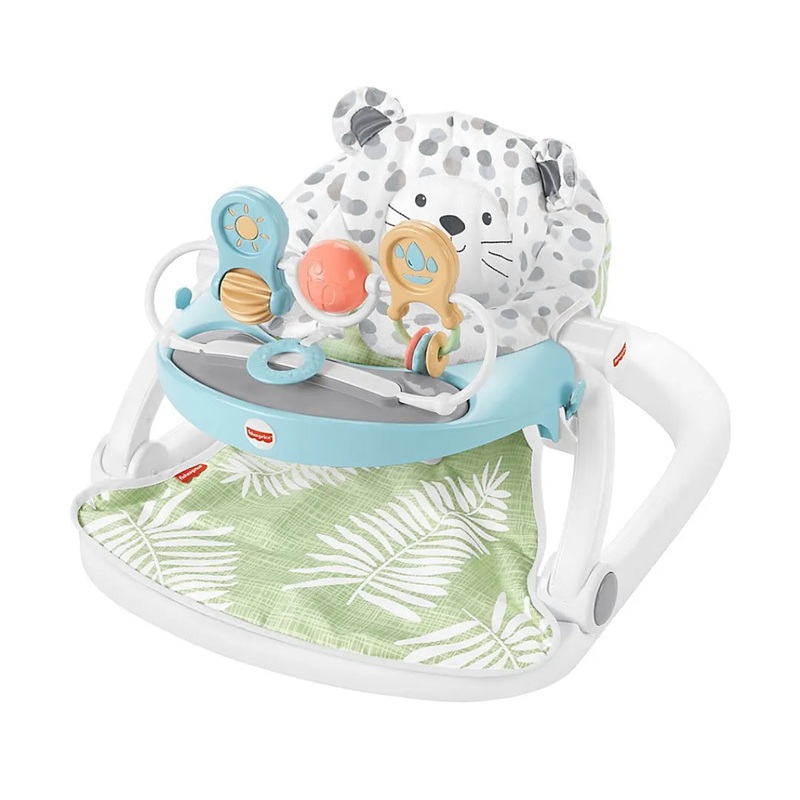 Fisher-Price Infant Seat with Toy Bar and Musical Kick & Play Gym Baby Seat