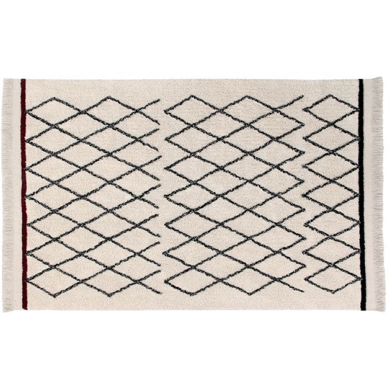 Lorena Canals Bereber Rug – Crisscross (4’7″ x 7’1″)